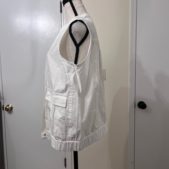 Splendid white cotton vest with snaps - Picture 4 of 4
